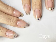 ネイルサロン デイズ 四郷店(nail salon Days)/ガラスフレンチ