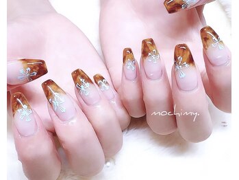 モチミィ(mochimy.)/*べっ甲フレンチネイル*