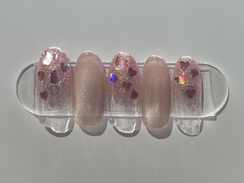ジョアネイル(JOA Nail)/春/グラデーション/ホロ/ハート