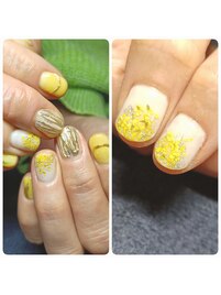 ミモザなネイル/自爪育成ケア