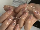 本当に可愛いチークnail(≧▽≦)