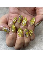 ネイルサロンファストネイルプラス 新宿店(FAST NAIL PLUS)/2025夏ネイル【レモンネイル】