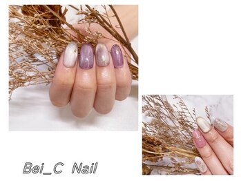 ベイシーネイル(Bei_C Nail)の写真/【洗練された定額デザインで指先を美しく】丁寧な施術とパラジェルで爪を労わりながら“かわいい”が叶う♪