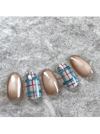 チェックネイル