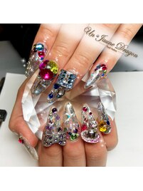 ゴテゴテ☆ホイルネイル