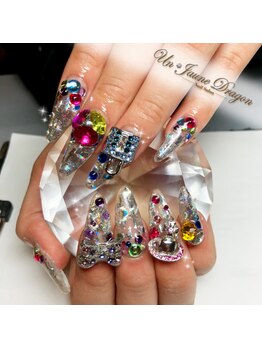 アン ジョーヌドラゴ/ゴテゴテ☆ホイルネイル