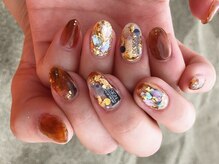 ネイルアンドリラクゼーション マーブル(MARBLE)/持ち込みネイル￥７７００