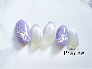 ネイル アンド スクール ピアシェ(Piache)/定額デザイン¥9600