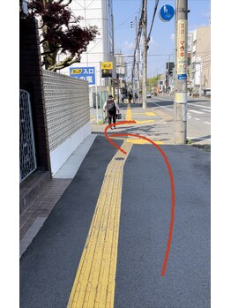 キヨラカ(氣浄華 kiyoraka)/やすらぎの道沿いからの経路 -2