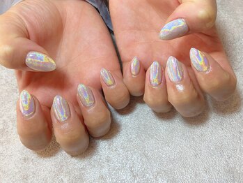 シーハウス(c house)/オーロラネイル　ミラーネイル