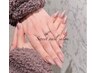 <HAND>ワンカラー/ラメグラ（フィルイン） ¥4700