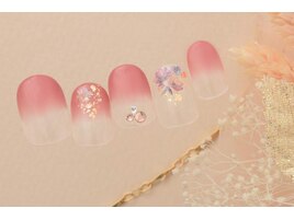 4600円　グラデーション　花