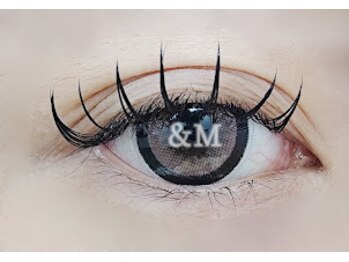 アンドエム(&M)/LEDエクステ　フラット140本