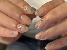 アンゲッコ 長堀橋(angecco)/ホロフラワーネイル