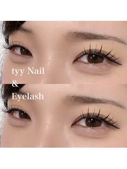 ティーネイルアンドアイラッシュ(tty)/スーパーフラットラッシュ140本