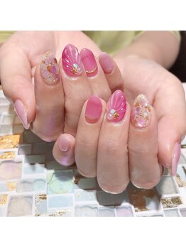 アティックネイルアトリエ(attic nail atelier)/マーメイドネイル★