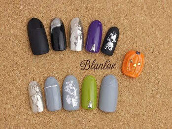 ネイルサロン ブランロール 三軒茶屋店(Blanl'or)/マットでミラーハロウィンネイル
