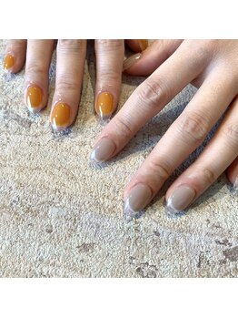 プライベートネイルサロン キャンバス(CANVAS)/クリアフレンチネイル