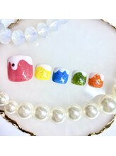 イーエムエー(e.m.a)/クリームソーダフットネイル