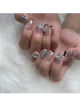 トータルサロン 白べぇーっ プラス/ツイードネイル