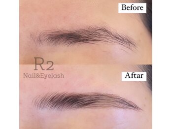 アイラッシュサロンアールツー(eyelash salon R2)/ブロウラミネーション+WAX脱毛