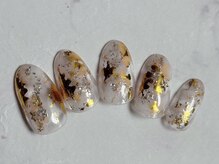 ルームヘアネイル 曙橋店(Room hair nail)/キラキラニュアンスネイル