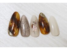 ココネイル/べっこうネイル