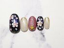 手描きマグ夜桜ネイル全員￥8500
