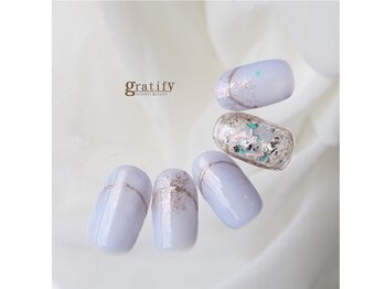 グラティフィー(gratify)/可愛すぎないラベンダーネイル