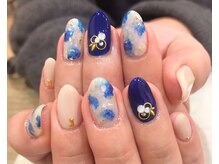 ドレス ネイルアンドアイラッシュ 梅田(Dress)/【Dress 梅田】タイダイネイル