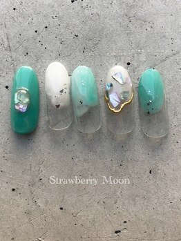 サロンストロベリームーン(Salon Strawberry Moon)/シェルネイルアート