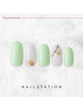 ネイルステーション アトレ浦和店(NAIL STATION)/フラワーネイル／パラジェル