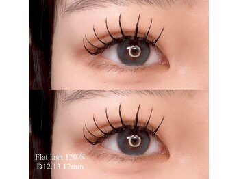 フーフロー(Fooflow)/Flat lash120本