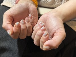 塗りかけネイル
