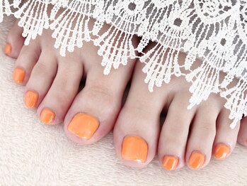 寺子屋ビューティーズ(寺子屋Beauty's)/冬でも可愛いオレンジネイル