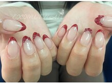 ココナッツネイル/フレンチネイル