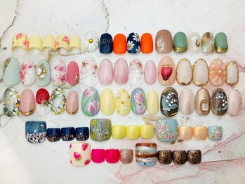 シェリー(Cherie)の写真/パラジェル認定サロン★デザイン力×美フォルムでリピーター多数の人気店!シンプルな中にもこだわりが光る*