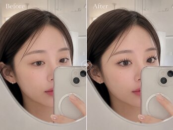 リッチ 仙台広瀬通店(Rich+)の写真/【LEDフラットラッシュ】軽い付け心地とモチUP☆"なりたい目元"が叶う!カラーも選べる♪