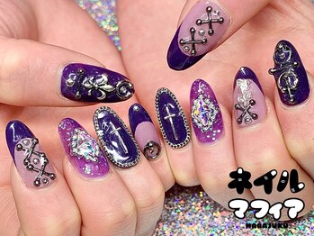 ネイルマフィア 渋谷(NAIL MAFIA)/強めパーツネイル