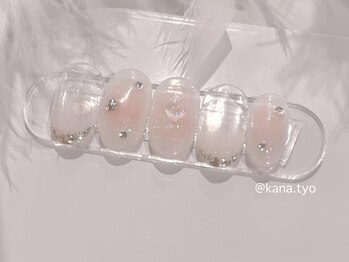 リンクネイル 渋谷(LINK NAIL)/バレンタインデザイン☆¥8930