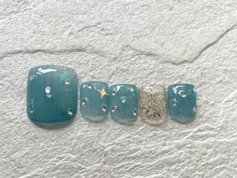 FOOTネイル ¥9980 くすみ