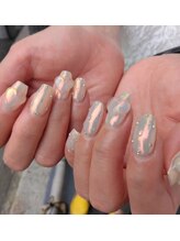 モーダアッカ(moda acca)/オレンジオーロラネイル