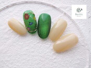 ネイリット 銀座(Nailit)/CLEAR FLOWER ¥9400【¥10340】