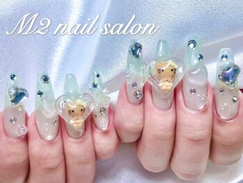 エムズ ネイルサロン(M2)/シースルーミントゴデネイル