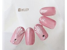 グラティフィー(gratify)/マグネット×人魚ネイル