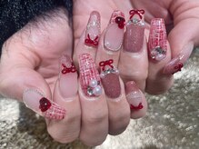 プロテア(protea)/ツィードネイル×リボンネイル