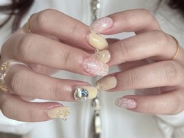 レース/春/バターイエロー