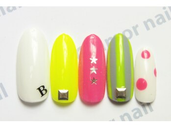 グラマーネイル(Glamor nail)/ネオンカラー☆¥7,500