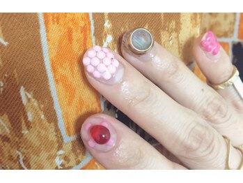 サニーサイドアップ ネイル(Sunny SideUp nail)/オリジナルパーツネイル