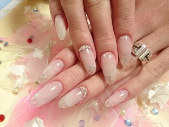 クリスタルネイル(CrystalNail)/スカルプデザインサンプル(白)